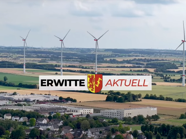 Thumbnail vom Format "Erwitte Aktuell", welches Windräder zeigt