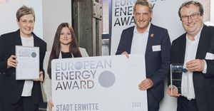 Übergabe European Energy Award