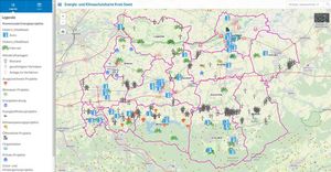 Energie und Klimaschutzkarte Kreis Soest