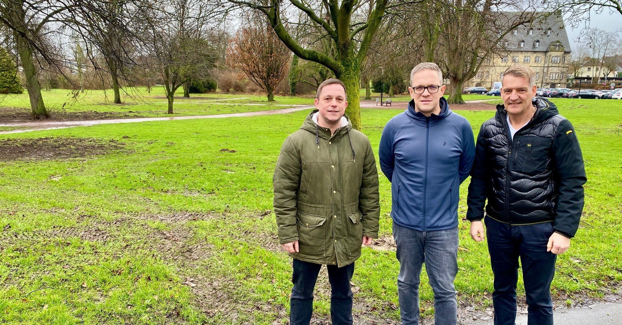 Erste Eingriffe in die Grünstrukturen im Schlosspark beginnen