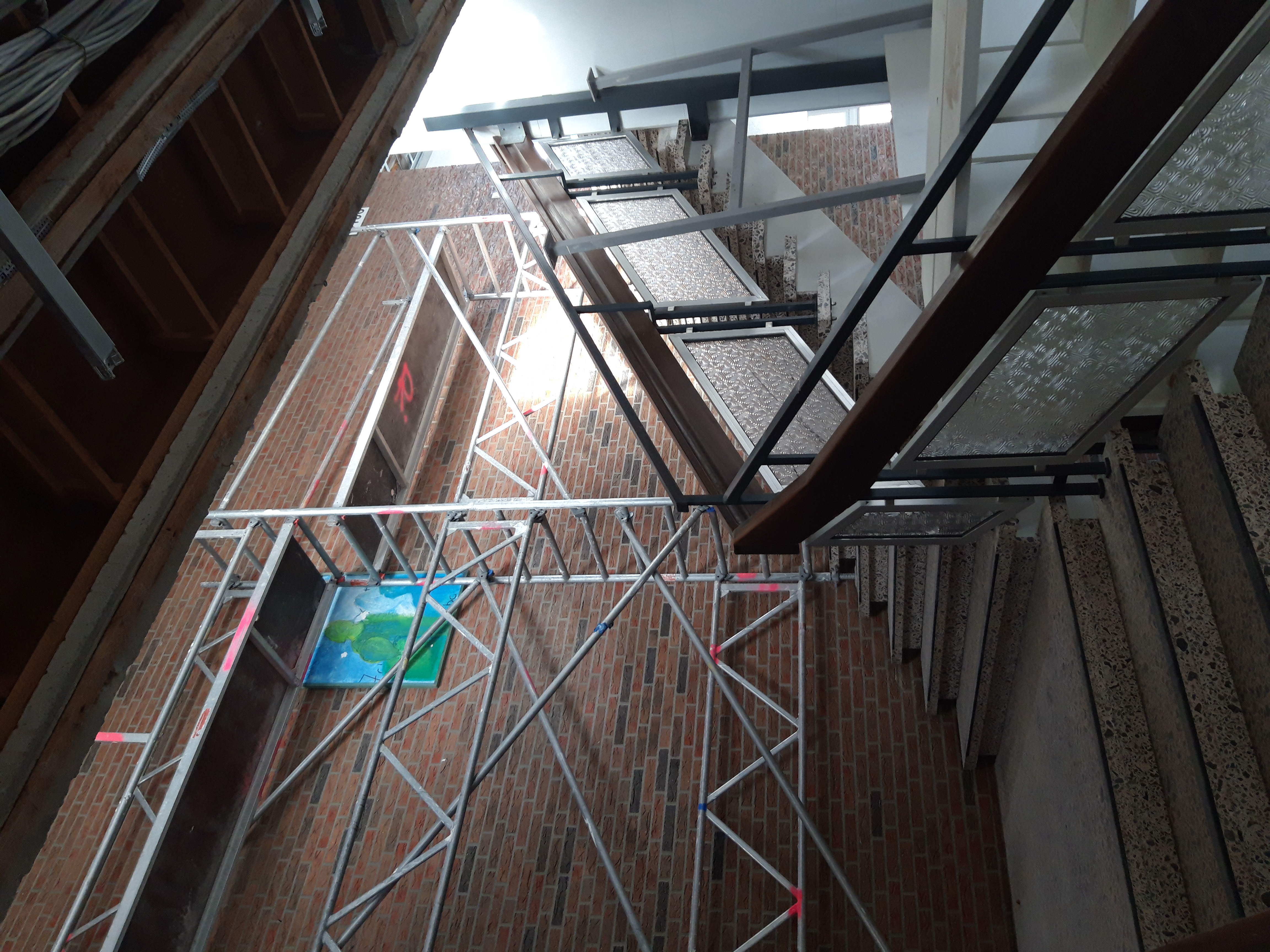 Renovierung des Treppenhauses