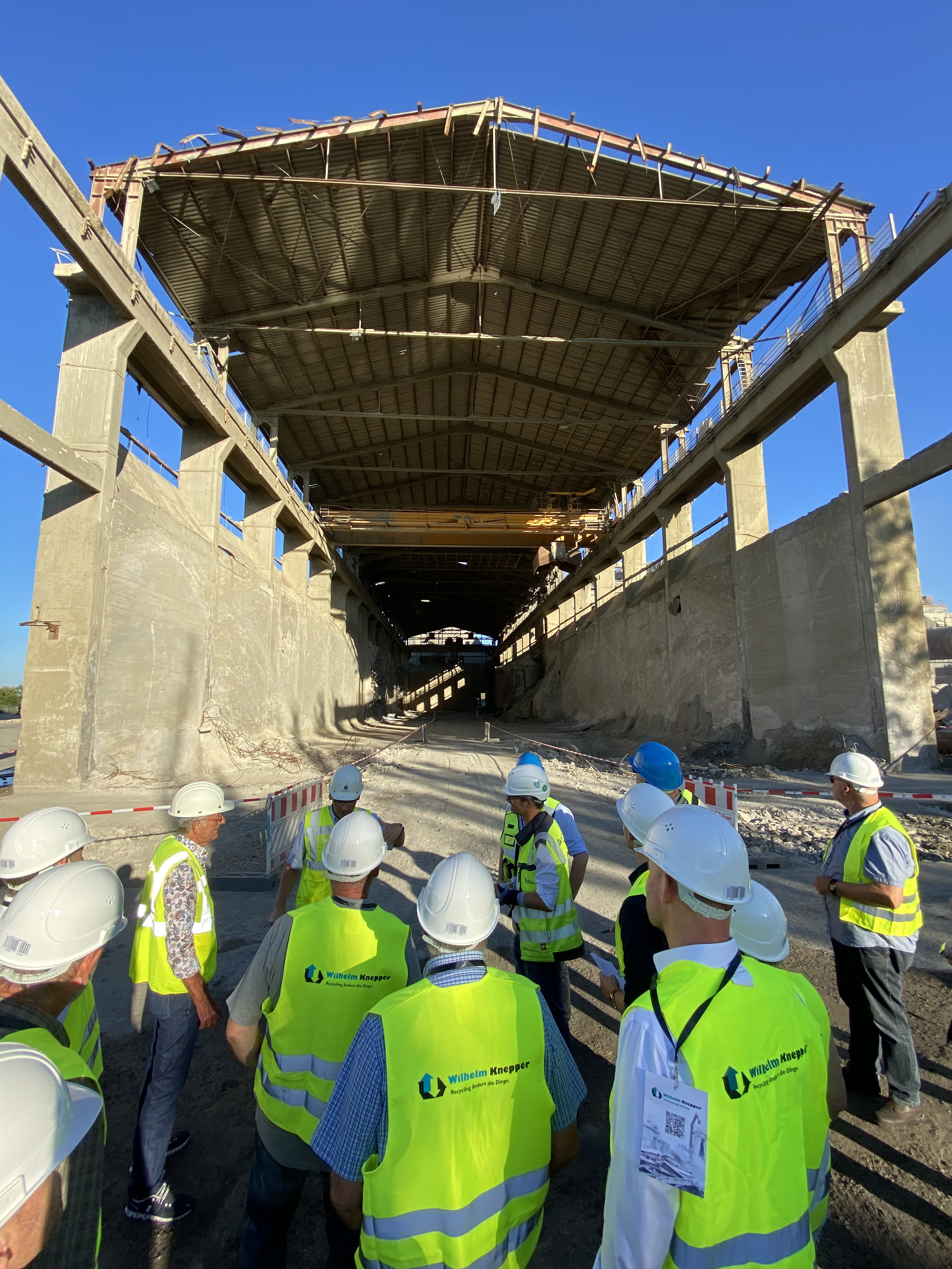 Baustelle von Industriequartier Erwitte-Süd besichtigt (Foto: Christoph Koerdt / Stadt Erwitte)