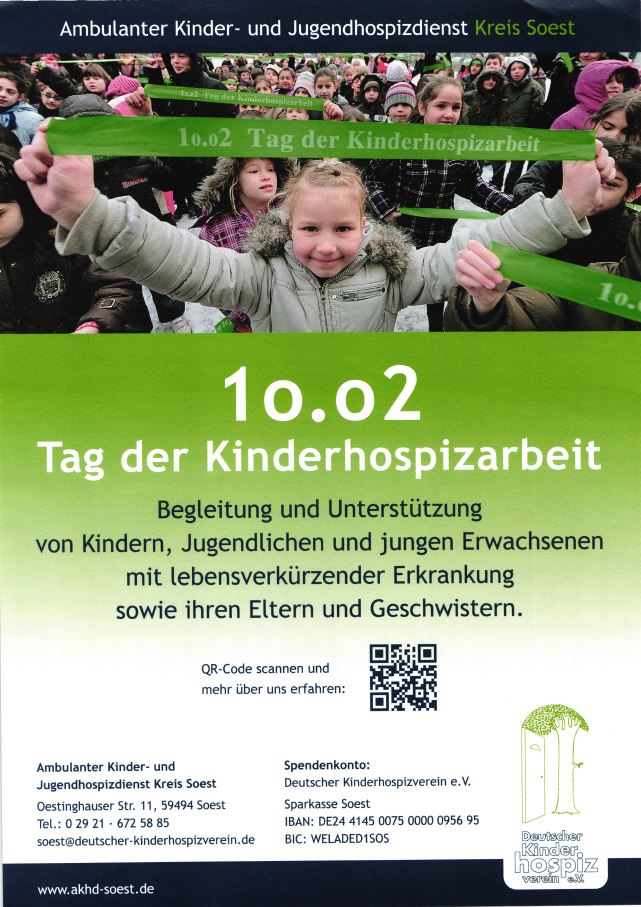 Am 10.02.2022 ist Tag der Kinderhospizarbeit.