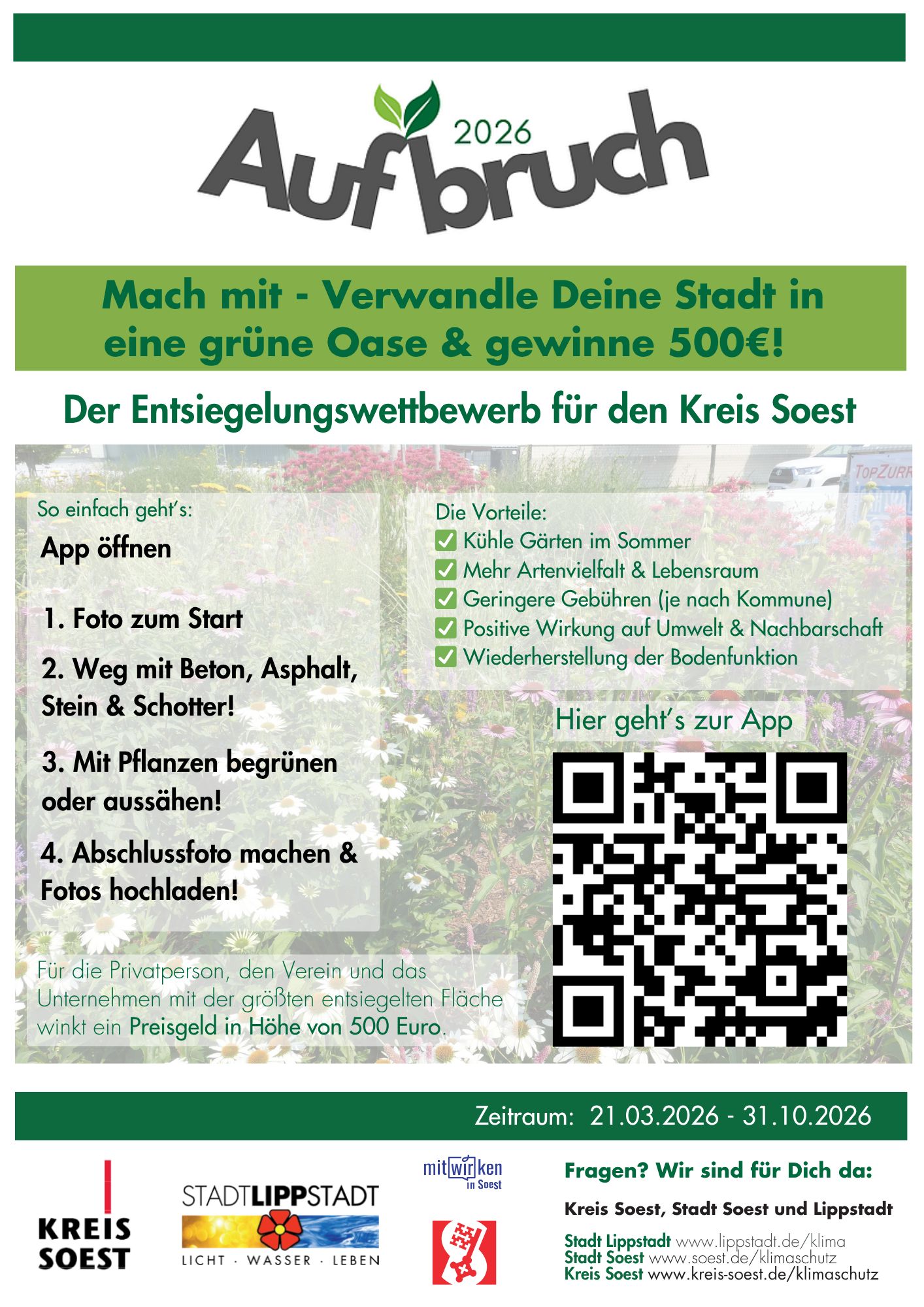 Poster zur Aktion Aufbruch 2026