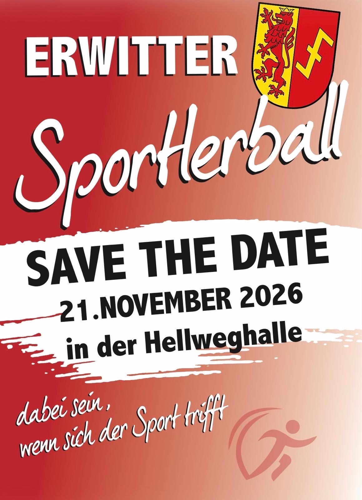 Save the Date Sportlerball 2026